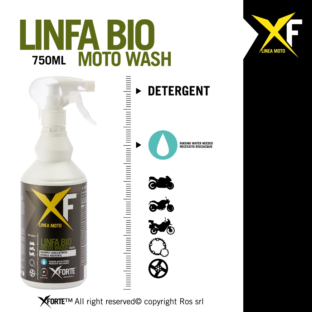 LINFA BIO MOTO WASH SHAMPOO 5 lt - immagine 4