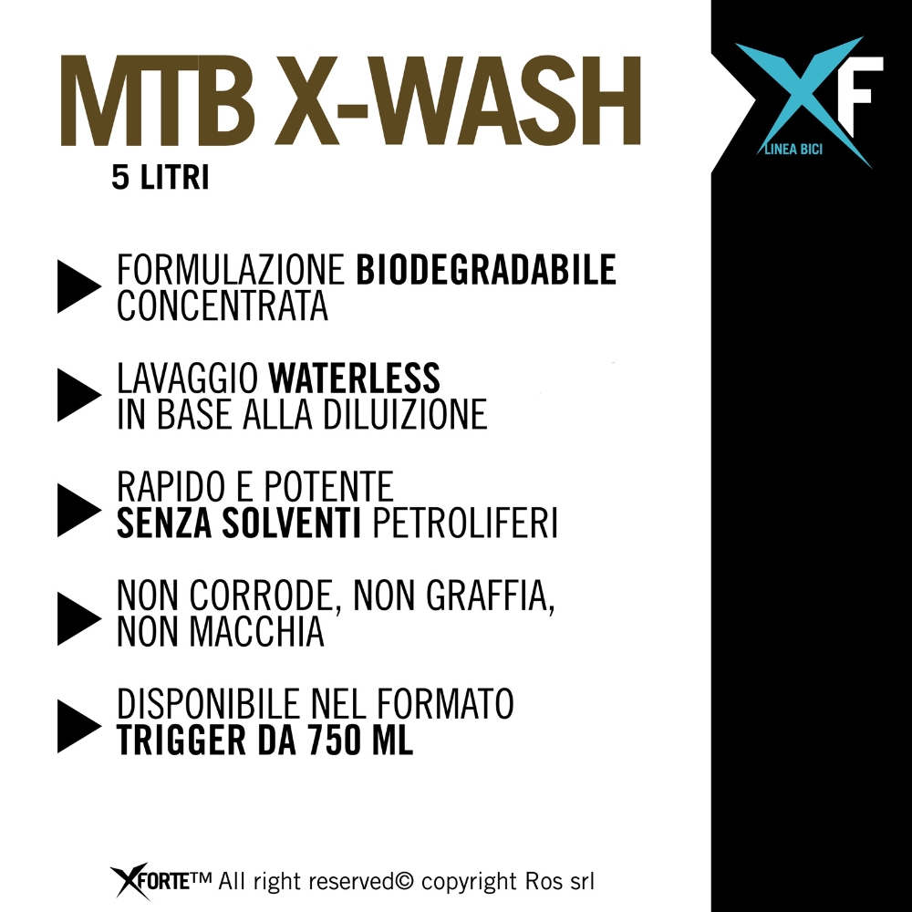 MTB X WASH SHAMPOO 750 ml - immagine 3