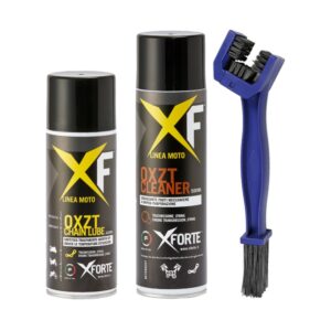 KIT PULIZIA CATENA MOTO O-RING con spazzola